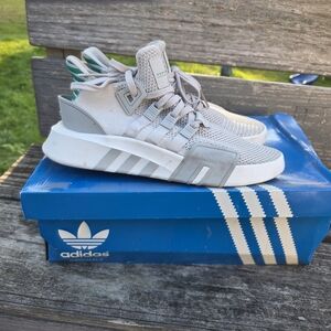 Adidas White and Gray Sneakers